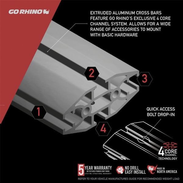 Plataforma de Carga SRM500 + bases reforzadas Jeep Wrangler JK 07->17