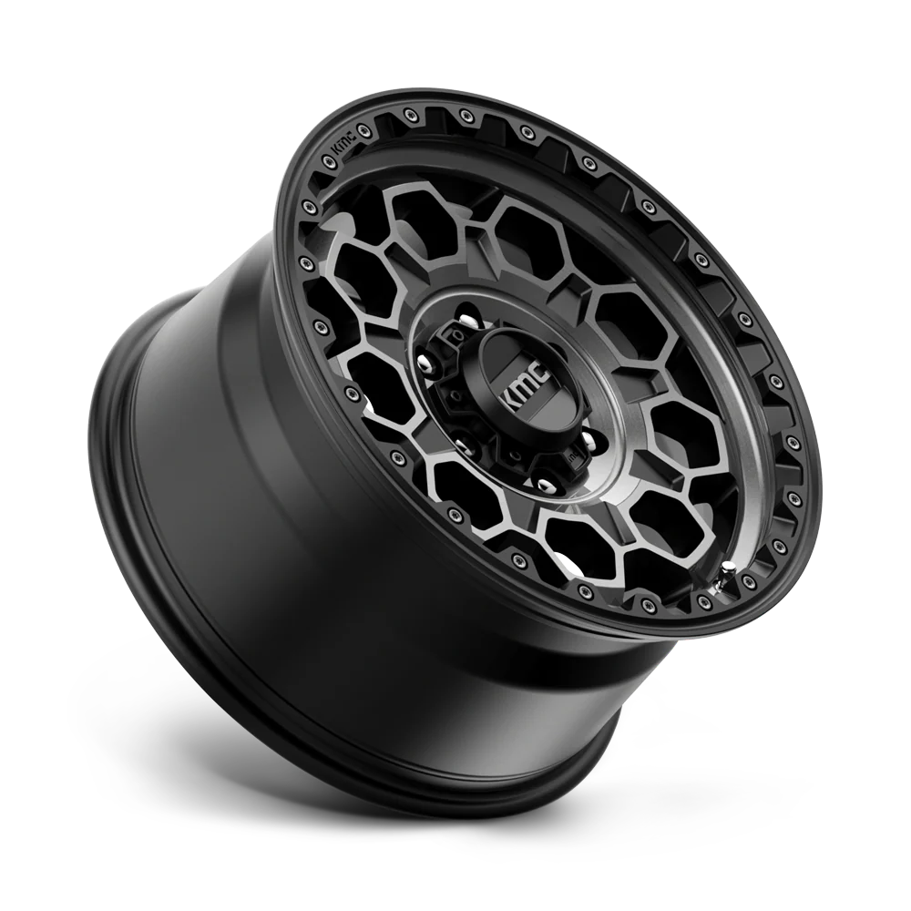Llanta 17x9.0 KMC Trek Satin Black With Gray Tint 6x139.7 ET0