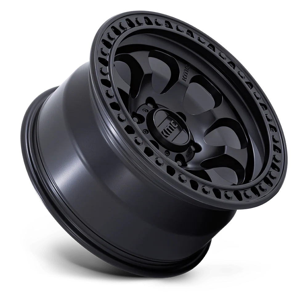 Llanta 17x8.5 KMC Riot Anthracite W/Satin Black Lip 6x135 ET+10