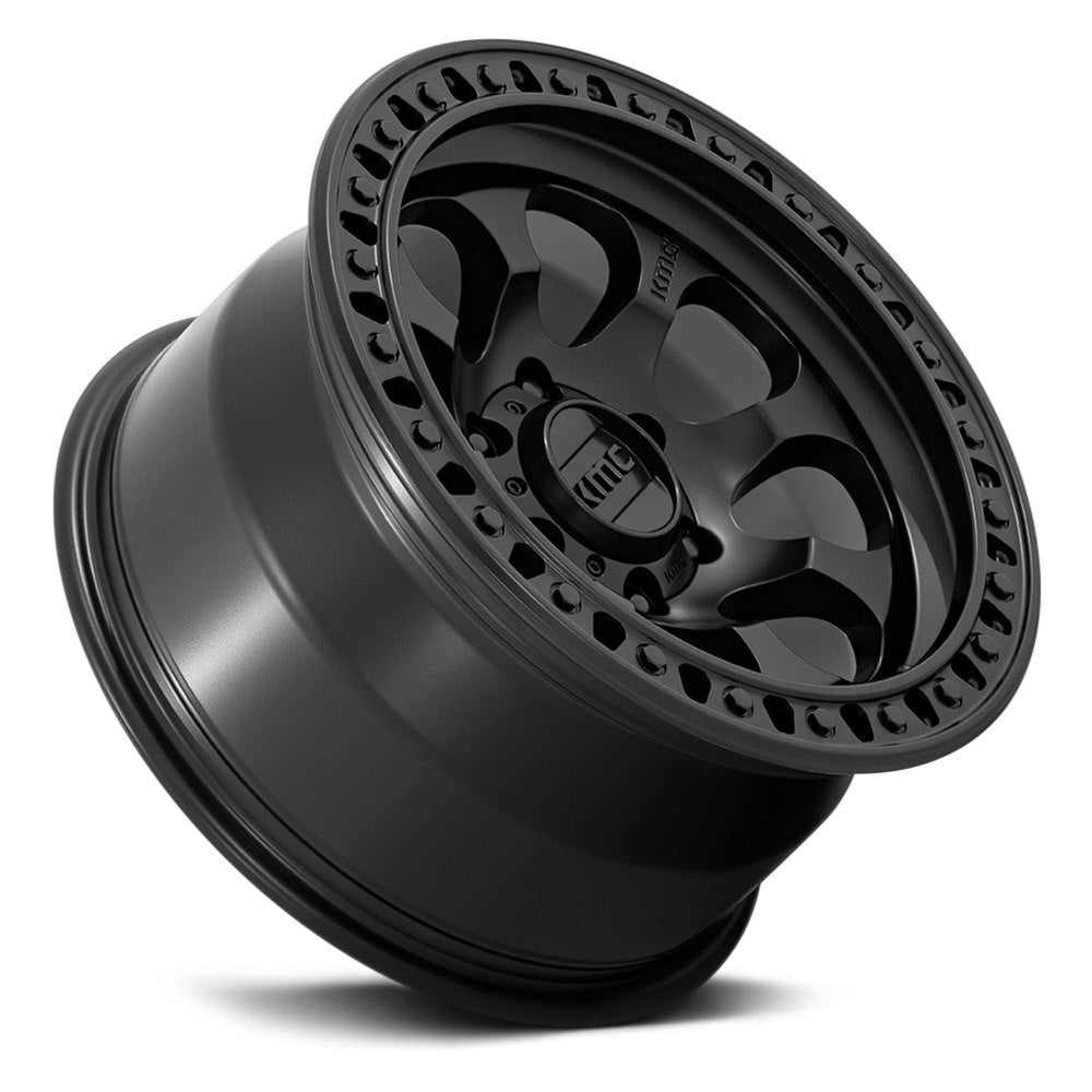 Llanta 17x8.5 KMC Riot Satin Black 6x139.7 ET+10