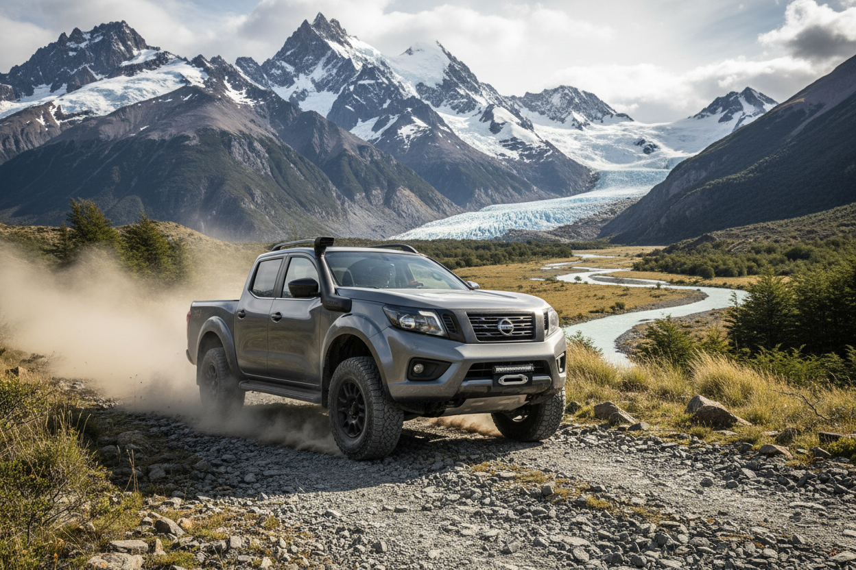 NISSAN NEW NAVARA 2021+ OFF ROAD EN LA PATAGONIA DE CHILE