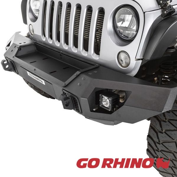 Bumper delantero Go Rhino Trailline para Jeep Wrangler JL 18->