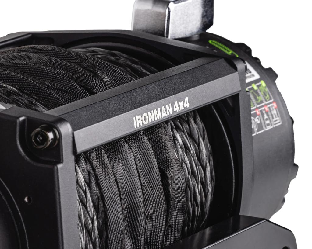 WINCH FRONTIER - DE 12000LB CON PIOLA SINTETICA