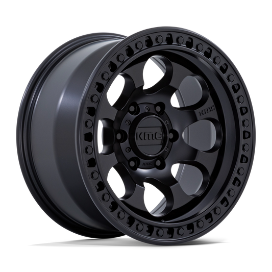 Llanta 18x9.0 KMC Riot Anthracite W/Satin Black Lip 6x139.7 ET+18