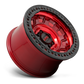 Llanta 17x9.0 KMC Tank Beadlock Candy Red 5x127 ET-38