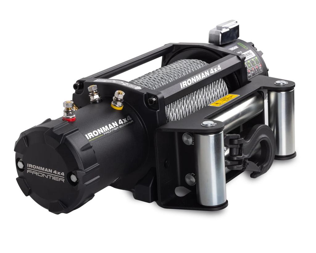 WINCH FRONTIER - DE 12000LB CON PIOLA DE ACERO