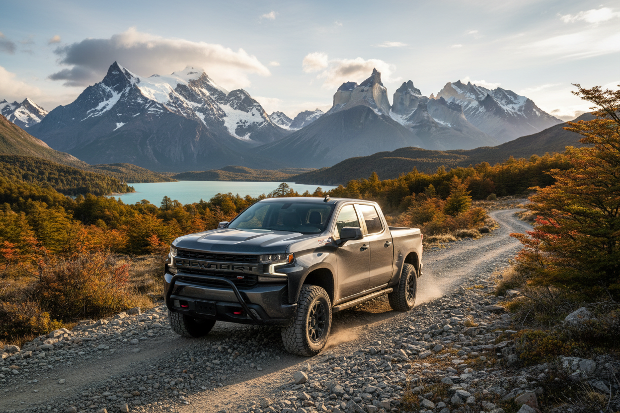  CHEVROLET SILVERADO TRAILBOSS 2019+ off road EN EL SUR DE CHILE PATAGONIA