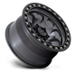 Llanta 17x8.5 KMC Riot Anthracite W/Satin Black Lip 6x139.7 ET+10