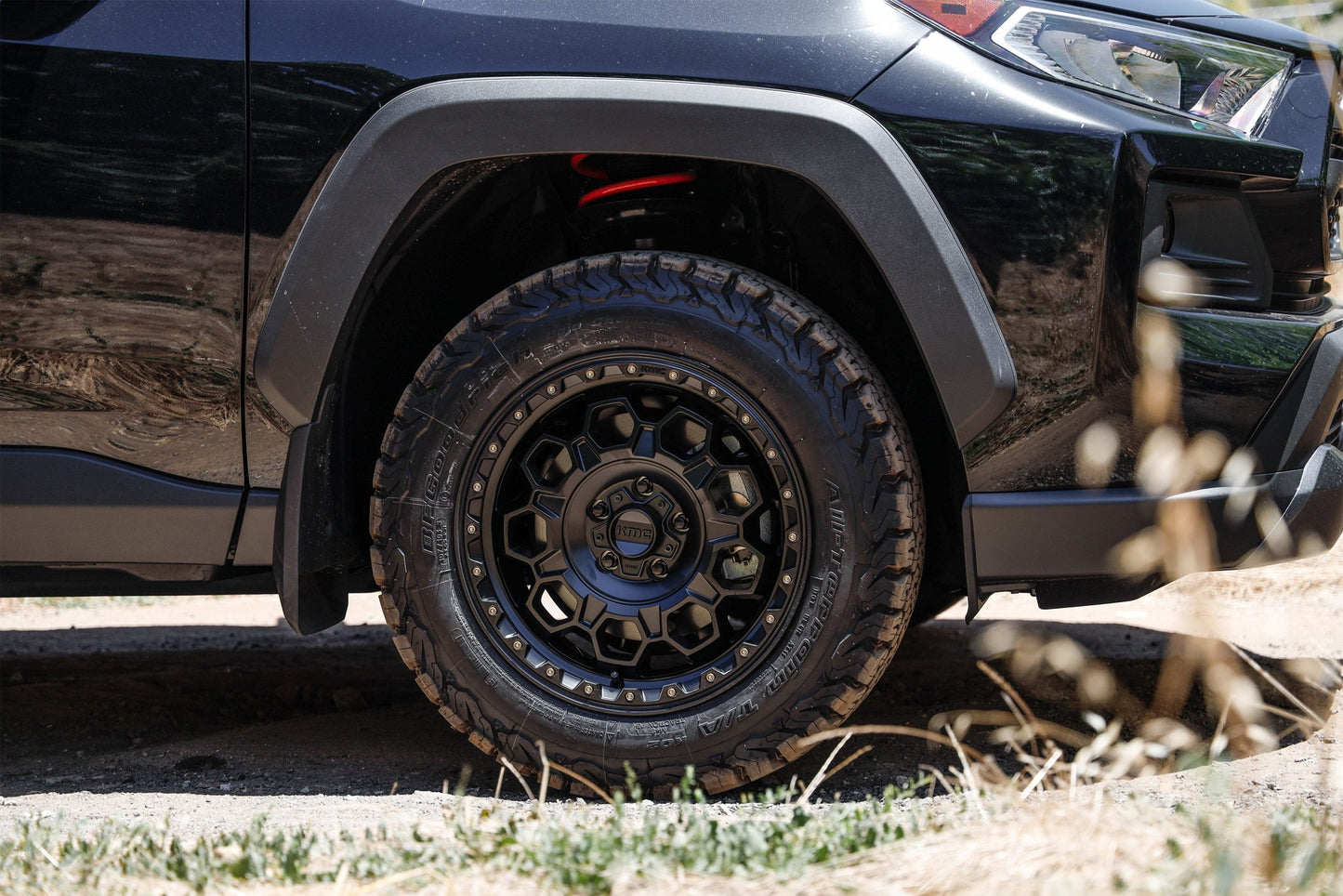 Llanta 17x9.0 KMC Trek Satin Black 6x139.7 ET-12