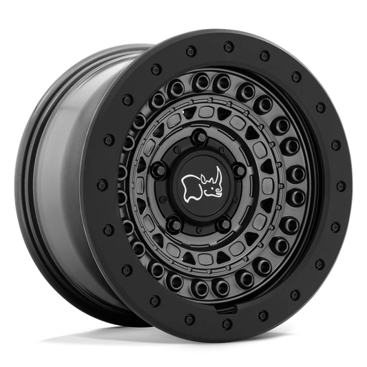 Llanta 17x8.5 Black Rhino Barricade Gun Black/Black Rock 5x127 ET-18