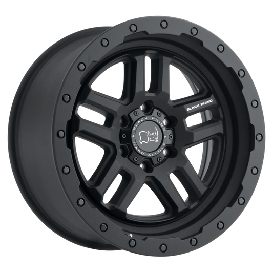 Llanta 17x9.5 Black Rhino Barstow Matte Black 6x139.7 ET-18