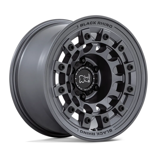 Llanta 17x9.0 Black Rhino Fuji Matte Gunmetal 6x139.7 ET-12