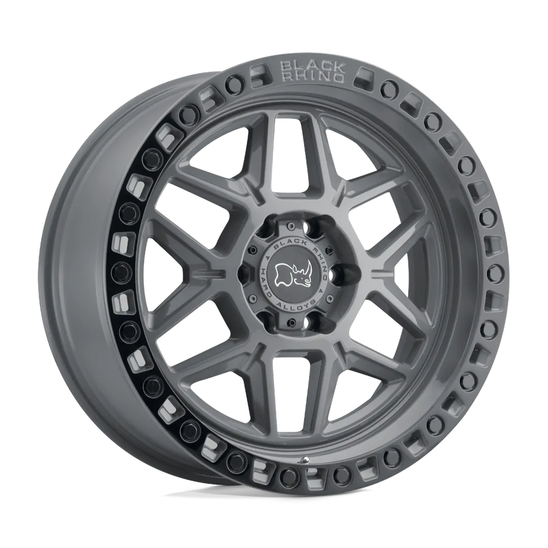 Llanta 17x9.0 Black Rhino Kelso Battleship Gray W/Black 6x139.7 ET-12