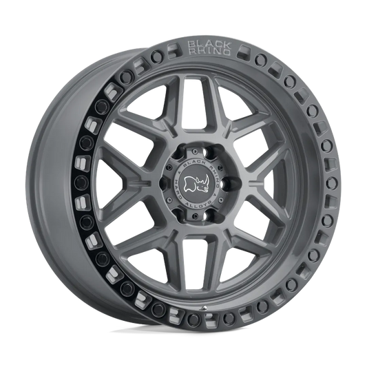 Llanta 17x9.0 Black Rhino Kelso Battleship Gray W/Black 6x139.7 ET-12