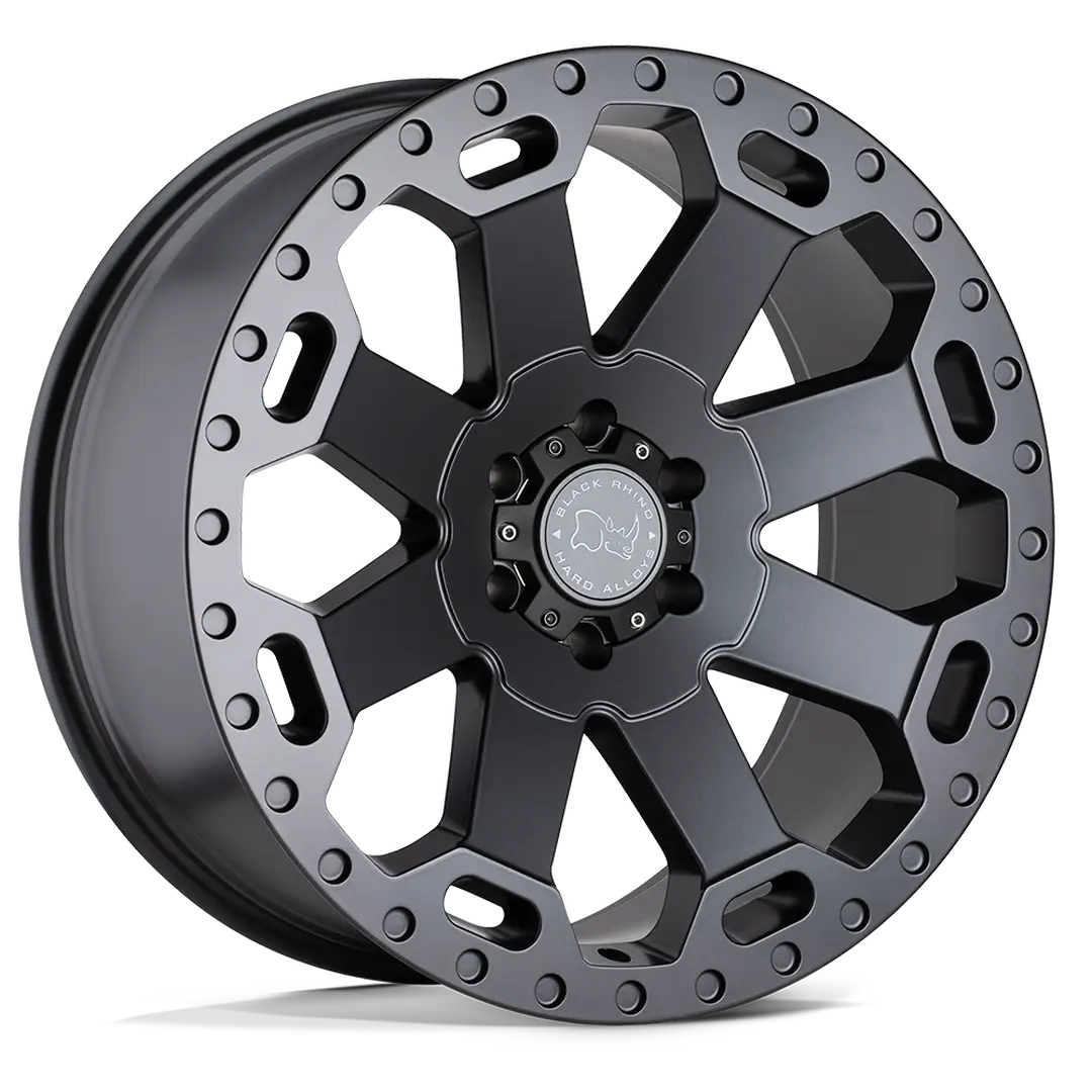 Llanta 17x9.0 Black Rhino Warlord Matte Gunmetal 5x127 ET-12