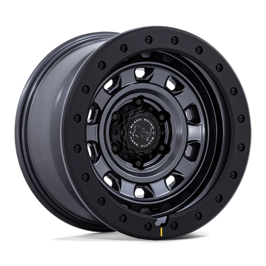 Llanta 17x9.0 Black Rhino Xplorer Matte Gunmetal W/Matte Black Bolts 6x139.7 ET+12