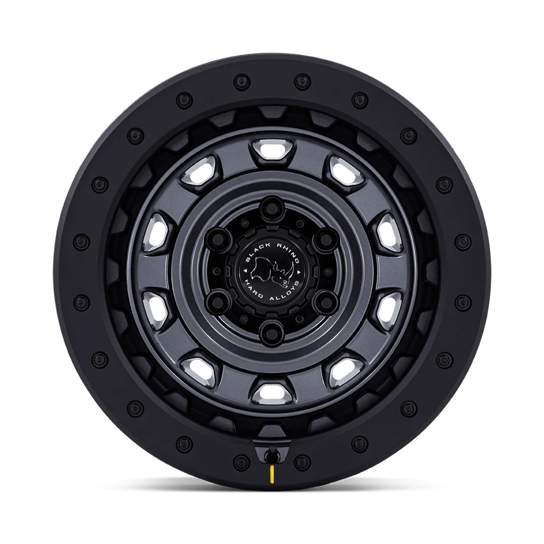 Llanta 17x9.0 Black Rhino Xplorer Matte Gunmetal W/Matte Gunmetal Bolts 6x139.7 ET-12