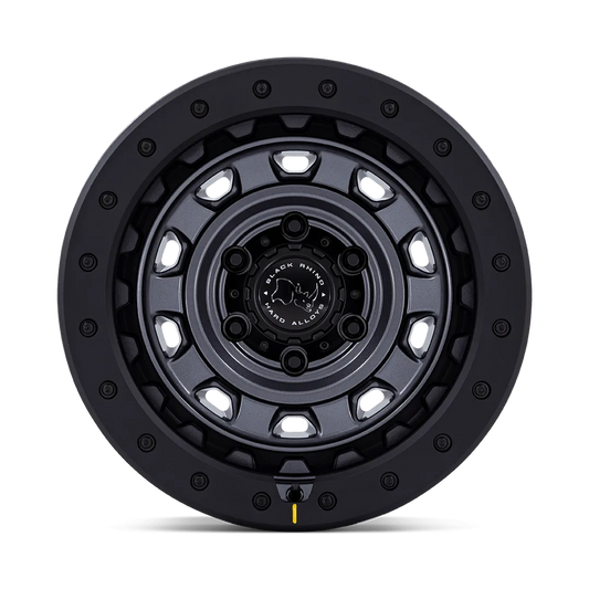 Llanta 17x9.0 Black Rhino Xplorer Matte Gunmetal W/Matte Gunmetal Bolts 6x139.7 ET-12