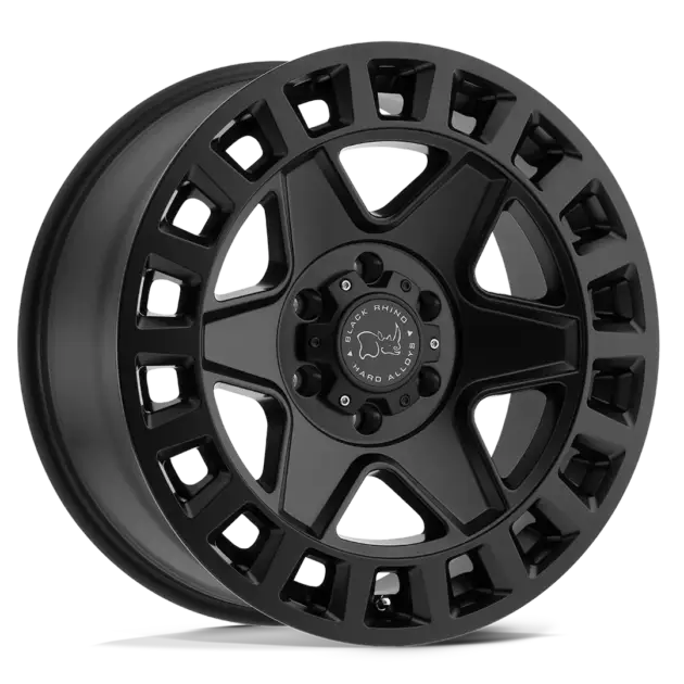Llanta 17x9.0 Black Rhino York Matte Black 6x139.7 ET-12