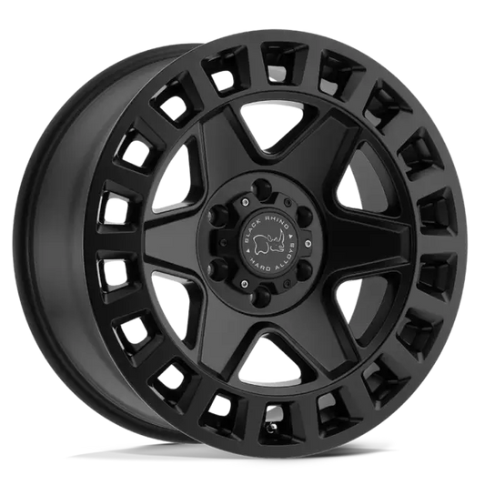 Llanta 17x9.0 Black Rhino York Matte Black 6x139.7 ET-12
