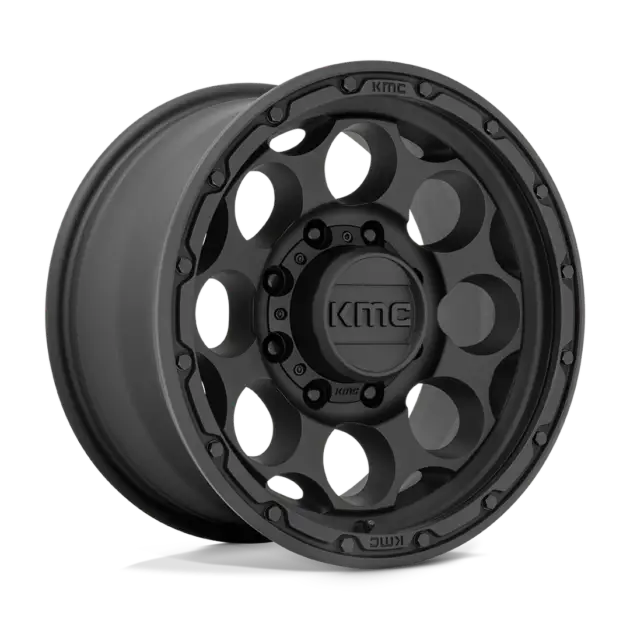 Llanta 17x9.0 KMC Dirty Harry Textured Black 5x127 ET-12