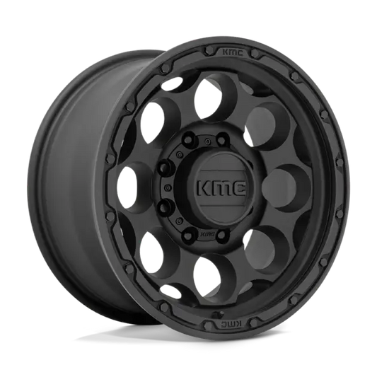Llanta 17x9.0 KMC Dirty Harry Textured Black 5x127 ET-12