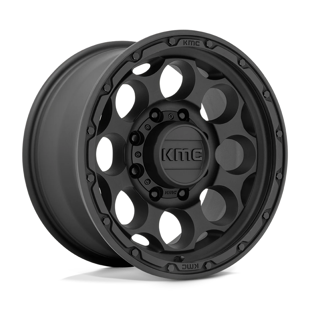 Llanta 17x8.5 KMC Dirty Harry Textured Black 6x139.7 ET0