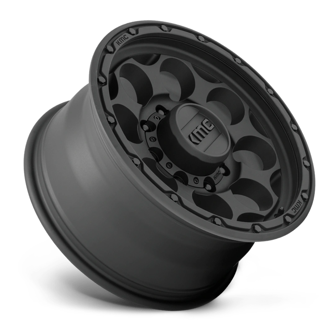 Llanta 17x9.0 KMC Dirty Harry Textured Black 5x127 ET-12
