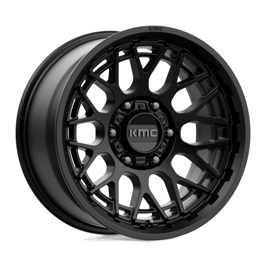 Llanta 17x8.5 KMC Technic Satin Black 6x139.7 ET0