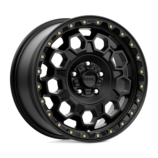 Llanta 17x9.0 KMC Trek Satin Black 6x139.7 ET-12