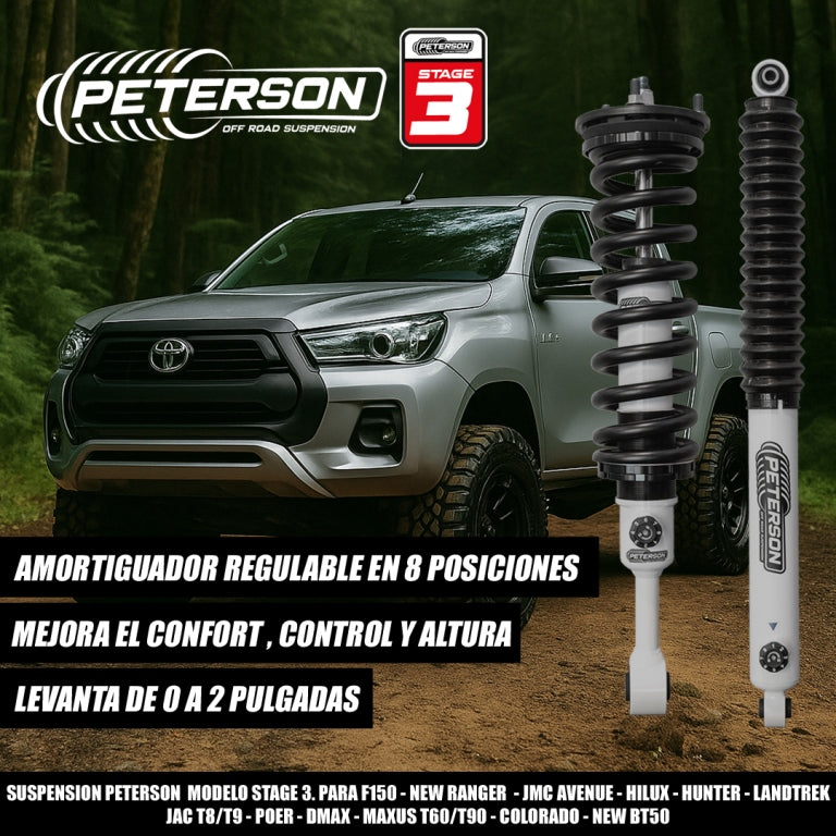 KIT SUSPENSION PETERSON - GREAT WALL POER / FOTON V9 / V7