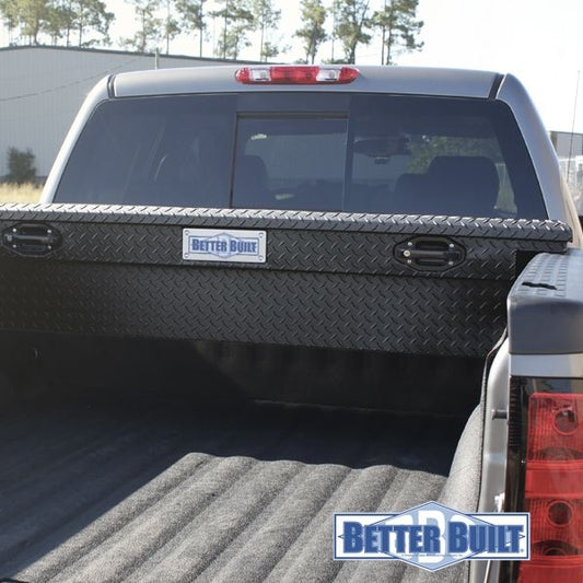 Caja Pick Up Aluminio Diamantado Low Profile L - Negro Matte