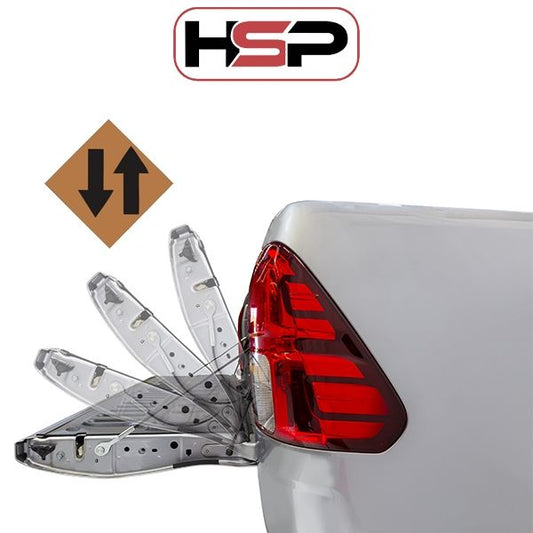 Amortiguador doble de portalon para Toyota Hilux