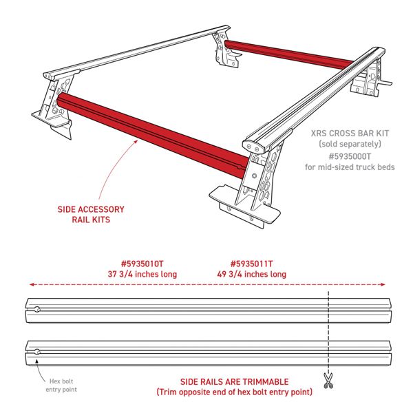 Barras laterales para sistema XRS Go Rhino