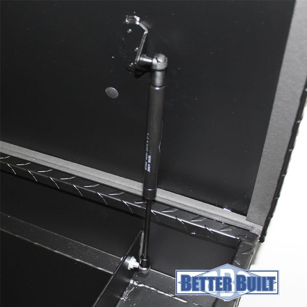 Caja Pick Up Aluminio Diamantado Low Profile L - Negro Matte
